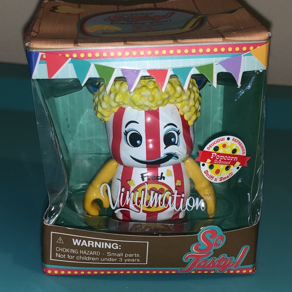 SO TASTY! 3" POPCORN DISNEY VINYLMATION FIGURE NEW
